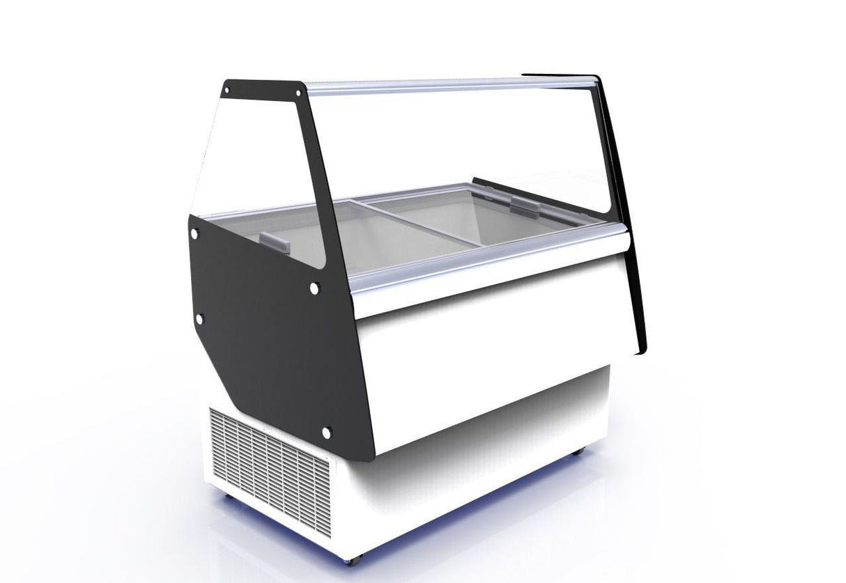 Combisteel Cuba Ice Cream Display Freezer 13 x 5 Litre - 7472.0145 Ice Cream Display Freezers Combisteel   