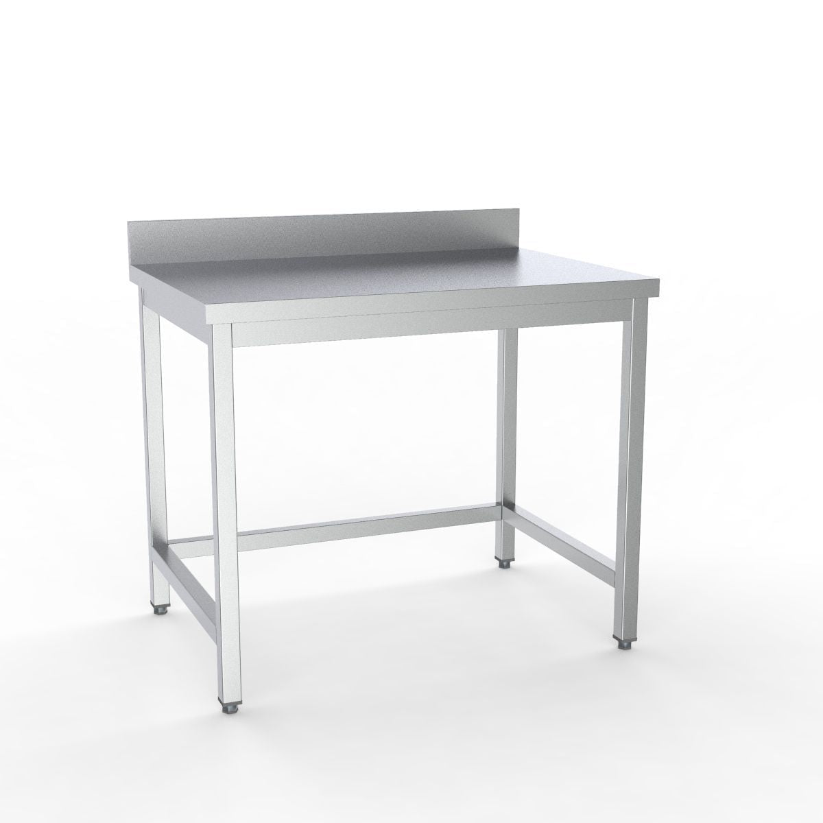 Combisteel Full 430 Stainless Steel 600 Line Worktable With Upstand 1600mm Wide - 7333.0042 Stainless Steel Wall Tables Combisteel   