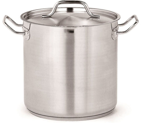 Combisteel Stainless Steel Deep Stock Pot With Lid 10 Litre - 7501.0010 Stock Pots Combisteel   