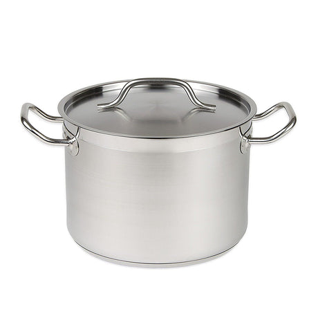 Combisteel Stainless Steel Midi Stock Pot With Lid 10 Litre - 7501.0050 Stock Pots Combisteel   