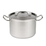 Combisteel Stainless Steel Midi Stock Pot With Lid 16 Litre - 7501.0055 Stock Pots Combisteel   