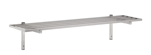 Combisteel Stainless Steel Tube Wall Shelf 1400mm Wide - 7419.0304 Stainless Steel Wall Shelves Combisteel   