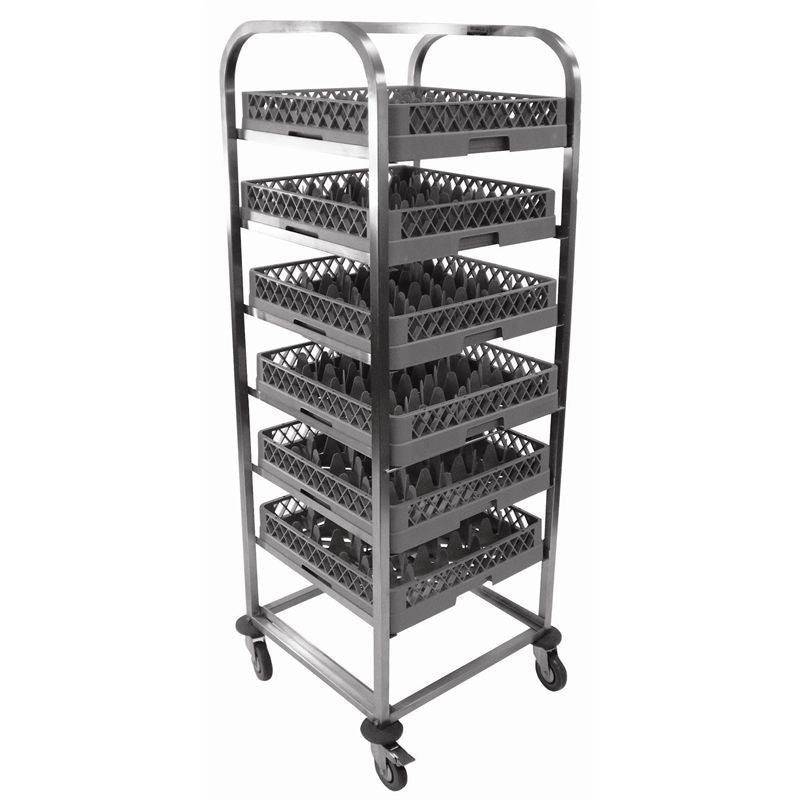 Craven St/Steel Dishwasher Basket Trolley - DN595 Clearing Trolleys Craven