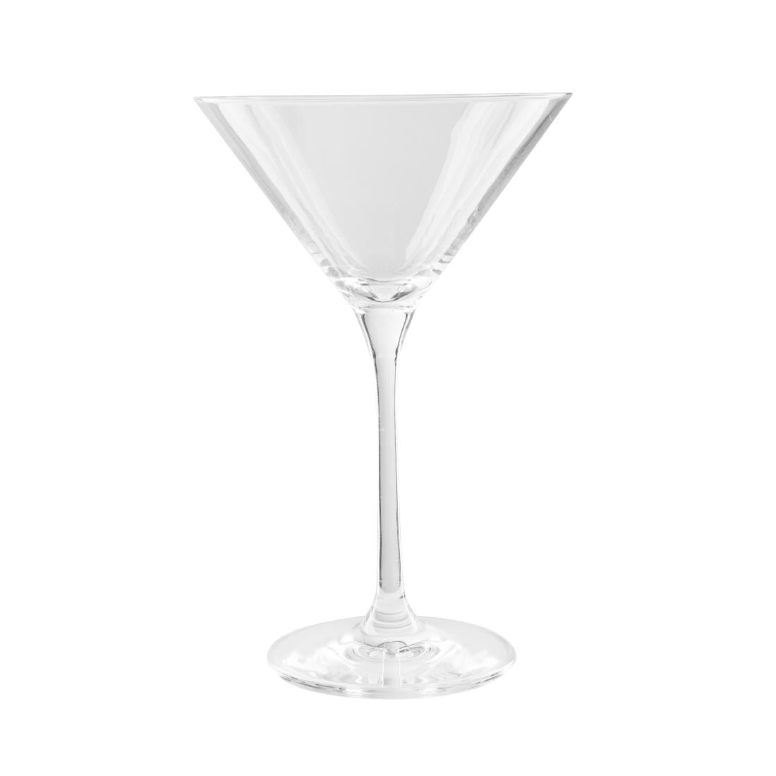 Olympia Campana One Piece Crystal Martini Glass 260ml (Pack of 6) - CS497  Olympia