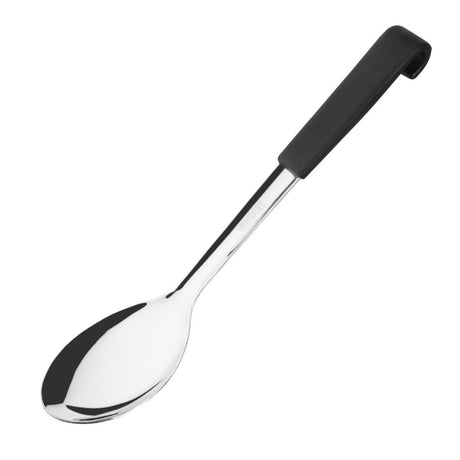 Vogue Black Handled Serving Spoon 340mm - CS910  Vogue