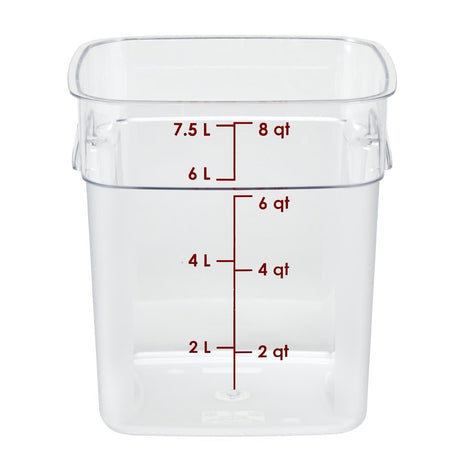 Cambro 7.6Ltr FreshPro Camsquare Food Storage Container - CU139  Cambro