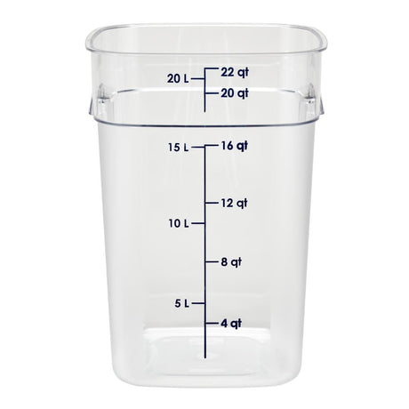 Cambro FreshPro Camsquare Food Storage Container 20.8Ltr - CU142  Cambro