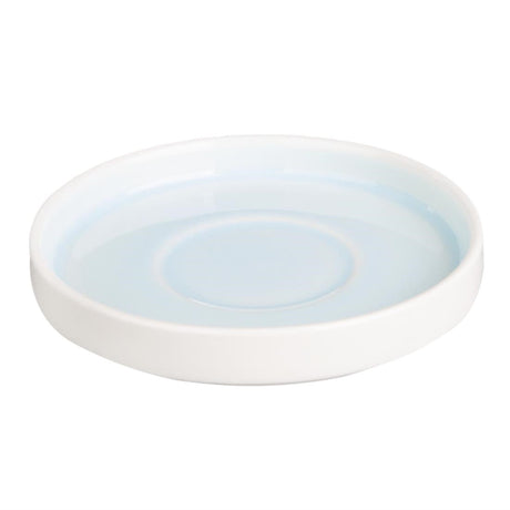 Olympia Fondant Saucers Aqua 136mm (Pack of 6) - CU185  Olympia