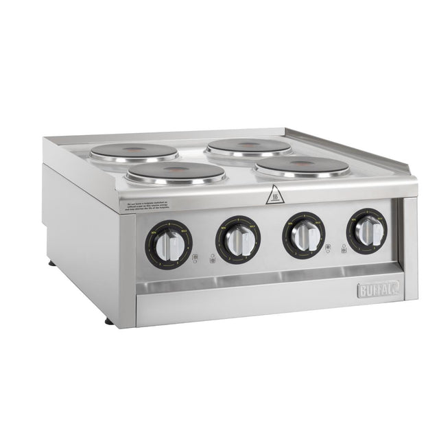 Buffalo 600 Series 4 Ring Electric Hob - CU471  Buffalo