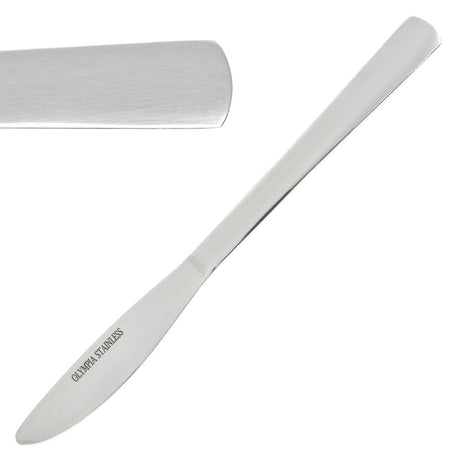 Olympia Clifton Dessert Knife (Pack of 12) - CU784  Olympia