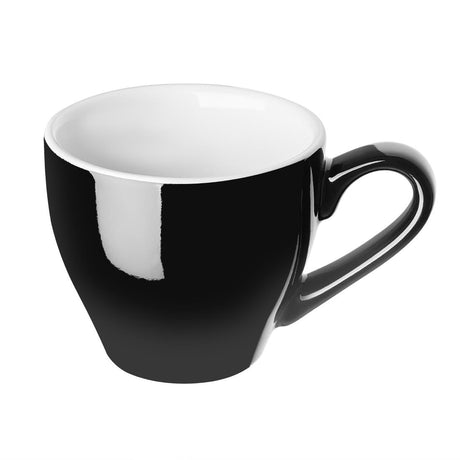 Olympia Cafe Espresso Cup Black (Pack of 12) - CU952  Olympia