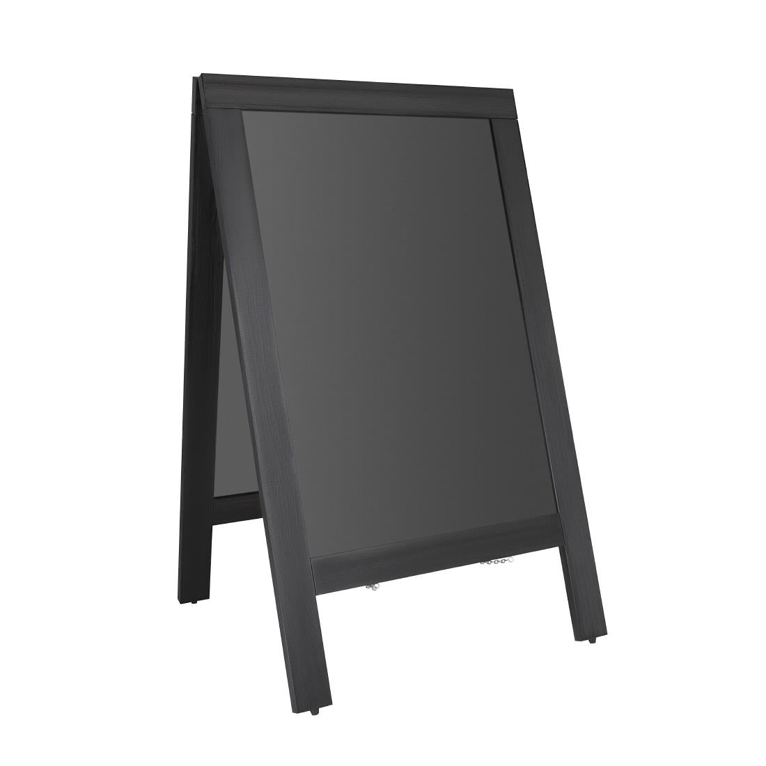 Olympia Pavement Board Black Wooden Frame 700x1200mm - CU993  Olympia