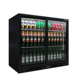 Cubo Barkoelkast 188L - 2 Schuifdeuren van glas met laag profiel - Afsluitbaar met slot - CS-210SC-EE
