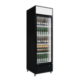 CUBO Display Fridge 335L - 1 Glass Door with Merchandising Canopy - Lockable - Energy Efficient - CS-370W-EE