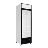 Cubo Display Fridge 335L - 1 Glass Door with Merchandising Canopy - Lockable - Energy Efficient - CS-370W-EE