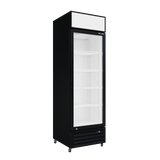CUBO Display Fridge 335L - 1 Glass Door with Merchandising Canopy - Lockable - Energy Efficient - CS-370W-EE