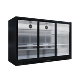 Cubo Barkühlschrank 324L - 3 Glasschiebetüren - Abschließbar - CS-320S-EE