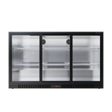 Cubo Barkoelkast 293L - 3 Schuifdeuren van glas met laag profiel - Afsluitbaar - CS-320SC-EE