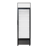 CUBO Display Fridge 335L - 1 Glass Door with Merchandising Canopy - Lockable - Energy Efficient - CS-370W-EE