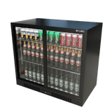 Cubo Barkoelkast 188L - 2 Schuifdeuren van glas met laag profiel - Afsluitbaar met slot - CS-210SC-EE
