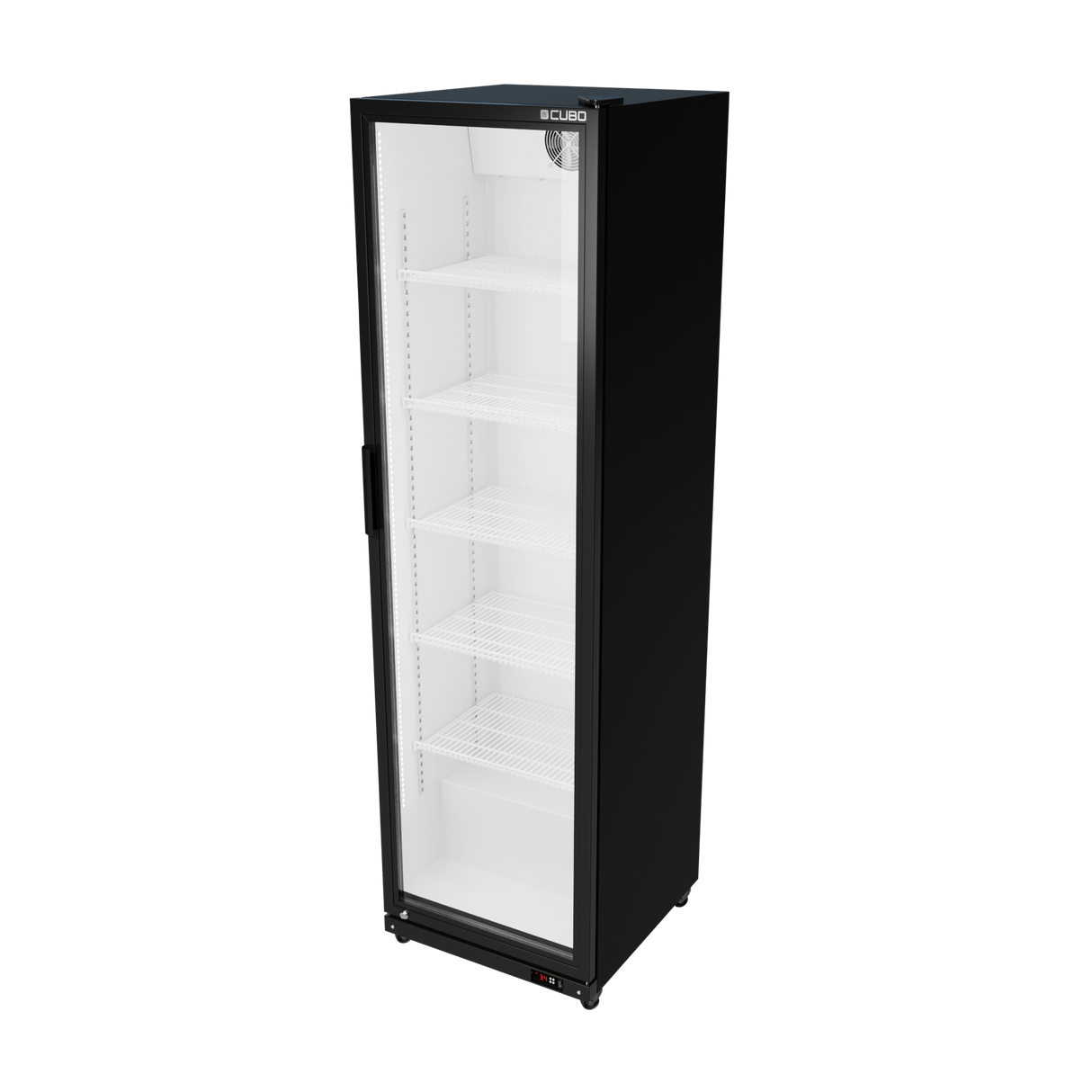 CUBO Display Fridge 373L - 1 Glass Door with LED lights- Lockable - Energy Efficient - CS-390W