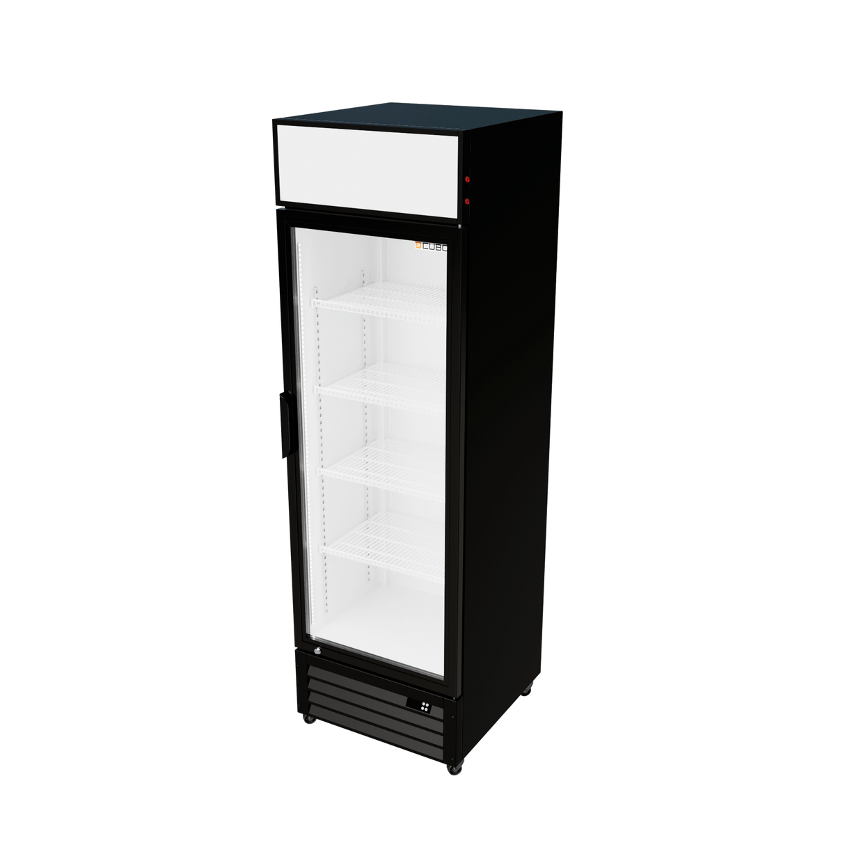 Cubo Drankenkoelkast 335L - Glazen deur met reclamedisplay - Afsluitbaar met slot - Energiezuinig - CS-370W-EE
