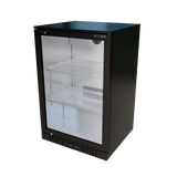 Cubo Barkoelkast 133L - 1 Glazen deur - Afsluitbaar met slot - 72 flessen - Energiezuinig - CS-130H-EE
