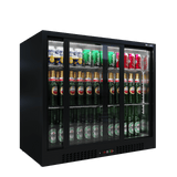 Cubo Barkoelkast 188L - 2 Schuifdeuren van glas met laag profiel - Afsluitbaar met slot - CS-210SC-EE
