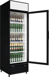 Cubo Drankenkoelkast 335L - Glazen deur met reclamedisplay - Afsluitbaar met slot - Energiezuinig - CS-370W-EE