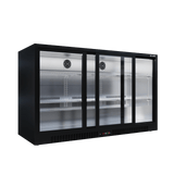 Cubo Barkoelkast 293L - 3 Schuifdeuren van glas met laag profiel - Afsluitbaar - CS-320SC-EE