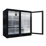 Cubo Barkoelkast 207L - 2 Scharnierende glazen deuren - Afsluitbaar met slot - CS-210H-EE