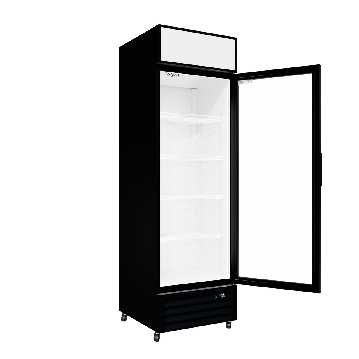 Cubo Drankenkoelkast 335L - Glazen deur met reclamedisplay - Afsluitbaar met slot - Energiezuinig - CS-370W-EE