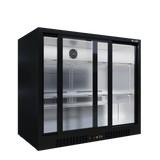 Cubo Barkoelkast 188L - 2 Schuifdeuren van glas met laag profiel - Afsluitbaar met slot - CS-210SC-EE
