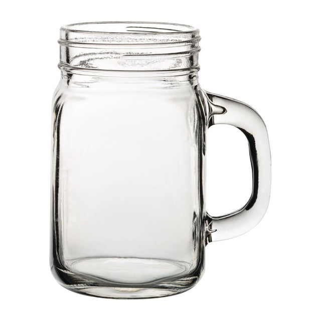 Utopia Handled Mason Jars 430ml (Pack of 24) - CW200  Utopia