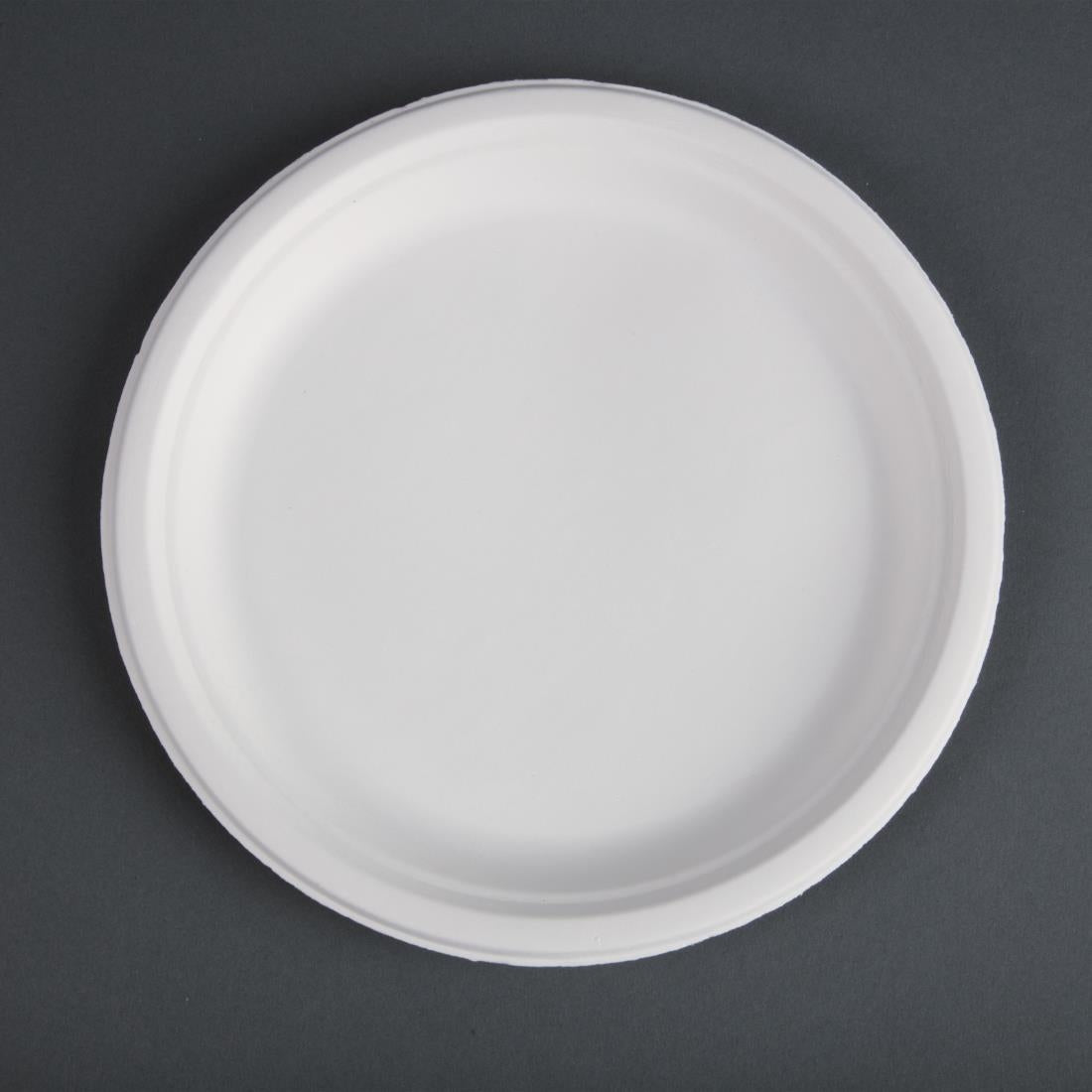 Fiesta Compostable Bagasse Plates Round 260mm (Pack of 50) - CW904  Fiesta