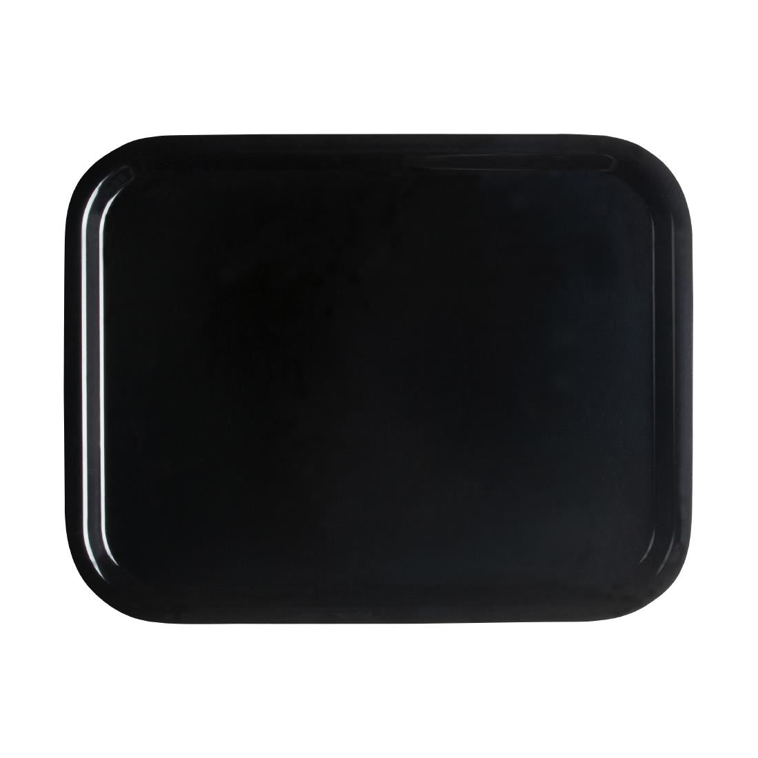 Cambro Capri Tray Smooth Surface Black 320x530mm - CX370  Cambro