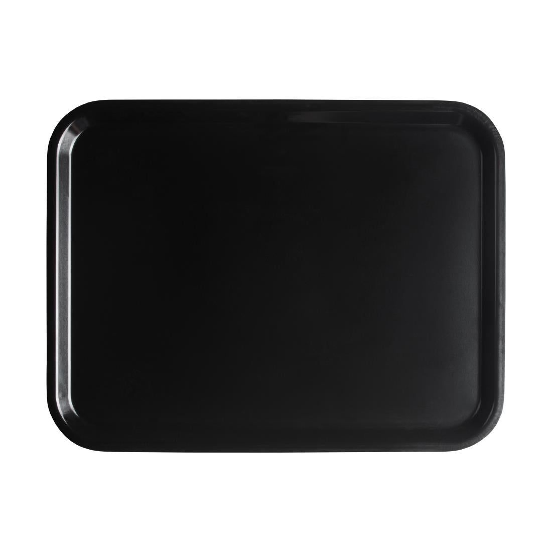 Cambro Capri Tray Smooth Surface Black 330x430mm - CX373  Cambro