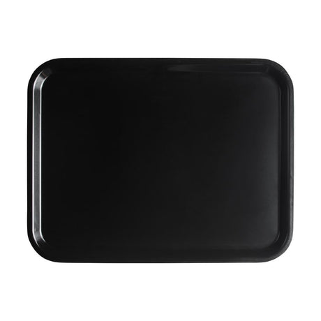 Cambro Capri Tray Smooth Surface Black 330x430mm - CX373  Cambro