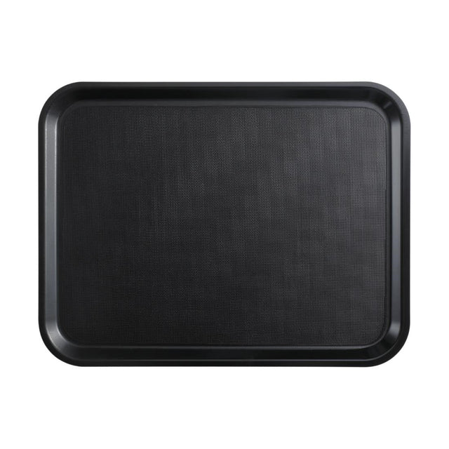 Cambro Mykonos Tray Black Non-Slip Surface 330x430mm - CX378  Cambro