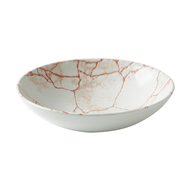 Churchill Studio Prints Kintsugi Evolve Coupe Bowls Coral 184mm (Pack of 12) - CX680  Churchill