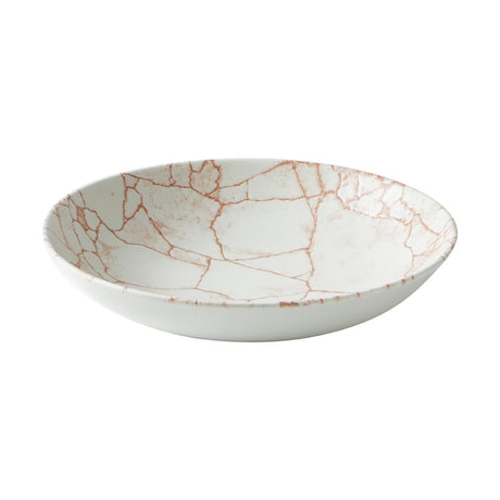 Churchill Studio Prints Kintsugi Evolve Coupe Bowls Coral 248mm (Pack of 12) - CX681  Churchill