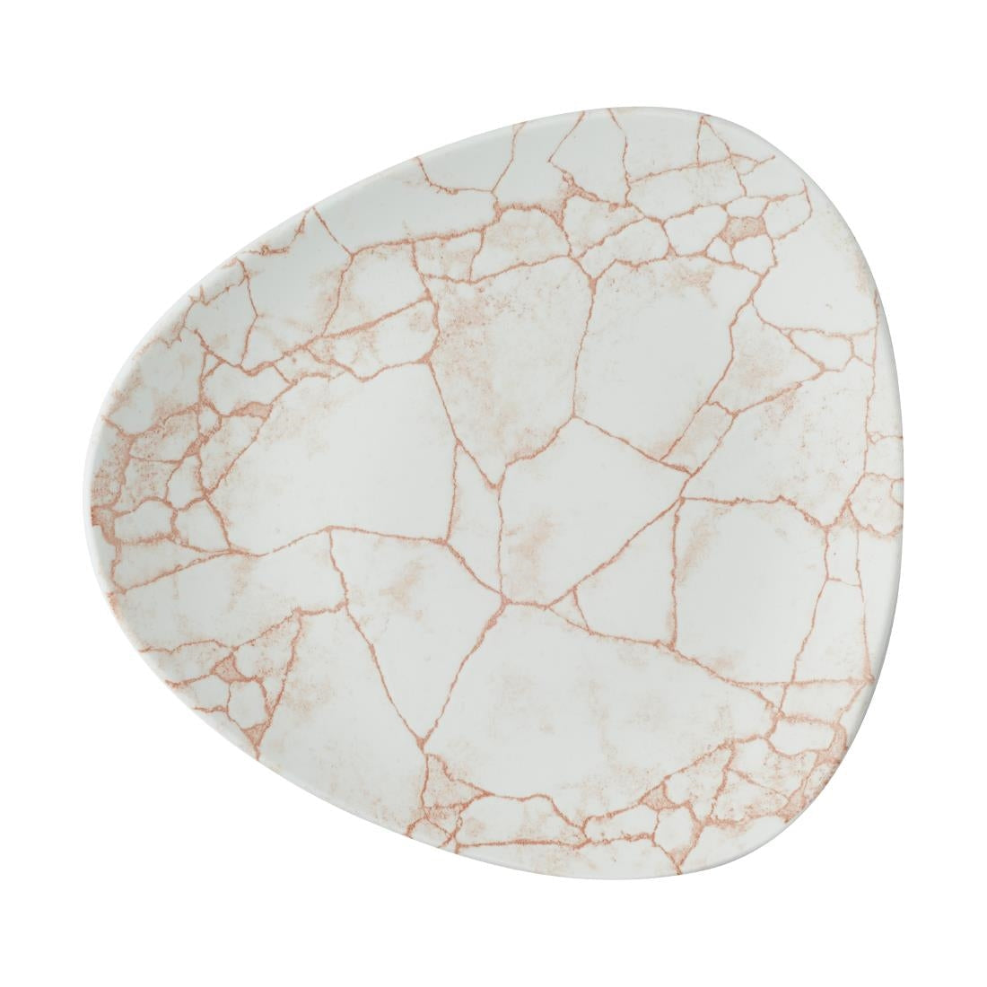 Churchill Studio Prints Kintsugi Lotus Plates Coral 254mm (Pack of 12) - CX683  Churchill