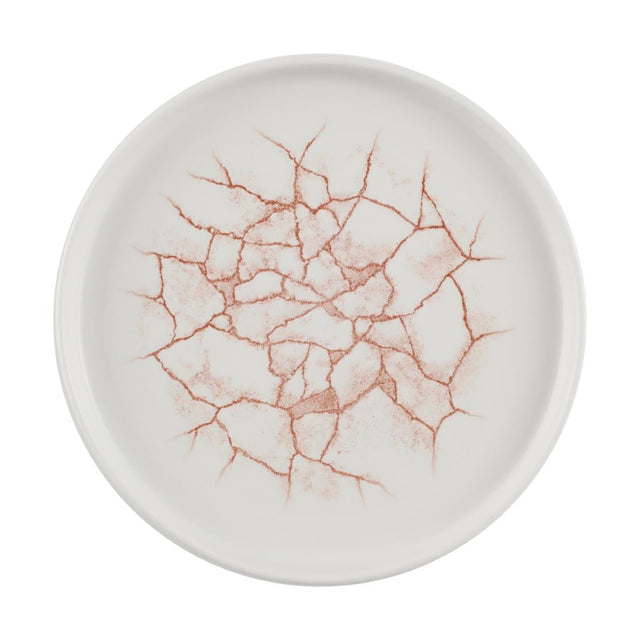 Churchill Studio Prints Kintsugi Walled Plates Coral 220mm (Pack of 6) - CX688  Churchill