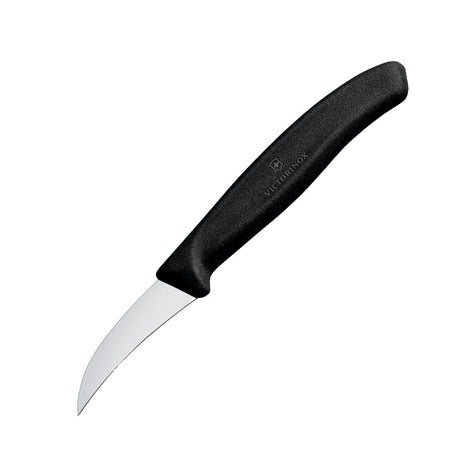 Victorinox Shaping Knife Curved Blade Black 8cm - CX741  Victorinox