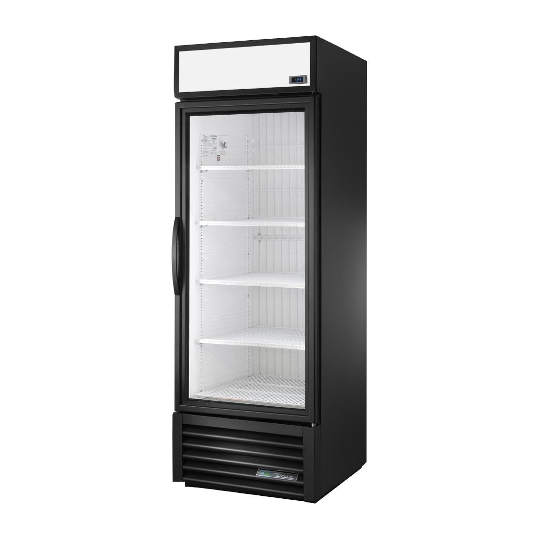 True Upright Single Door Merchandiser Fridge Black - CX781  True