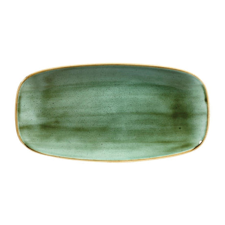 Churchill Stonecast Rectangular Plates Samphire Green 153 x 298mm - CY100  Churchill