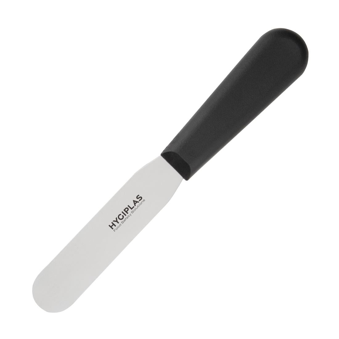 Hygiplas Straight Blade Palette Knife Black 10.3cm - D401  Hygiplas