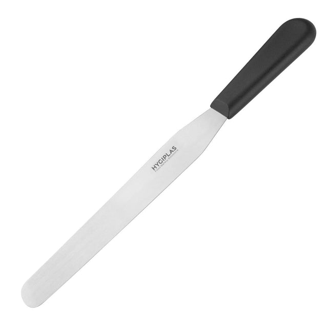 Hygiplas Straight Blade Palette Knife Black 25.5cm - D406  Hygiplas