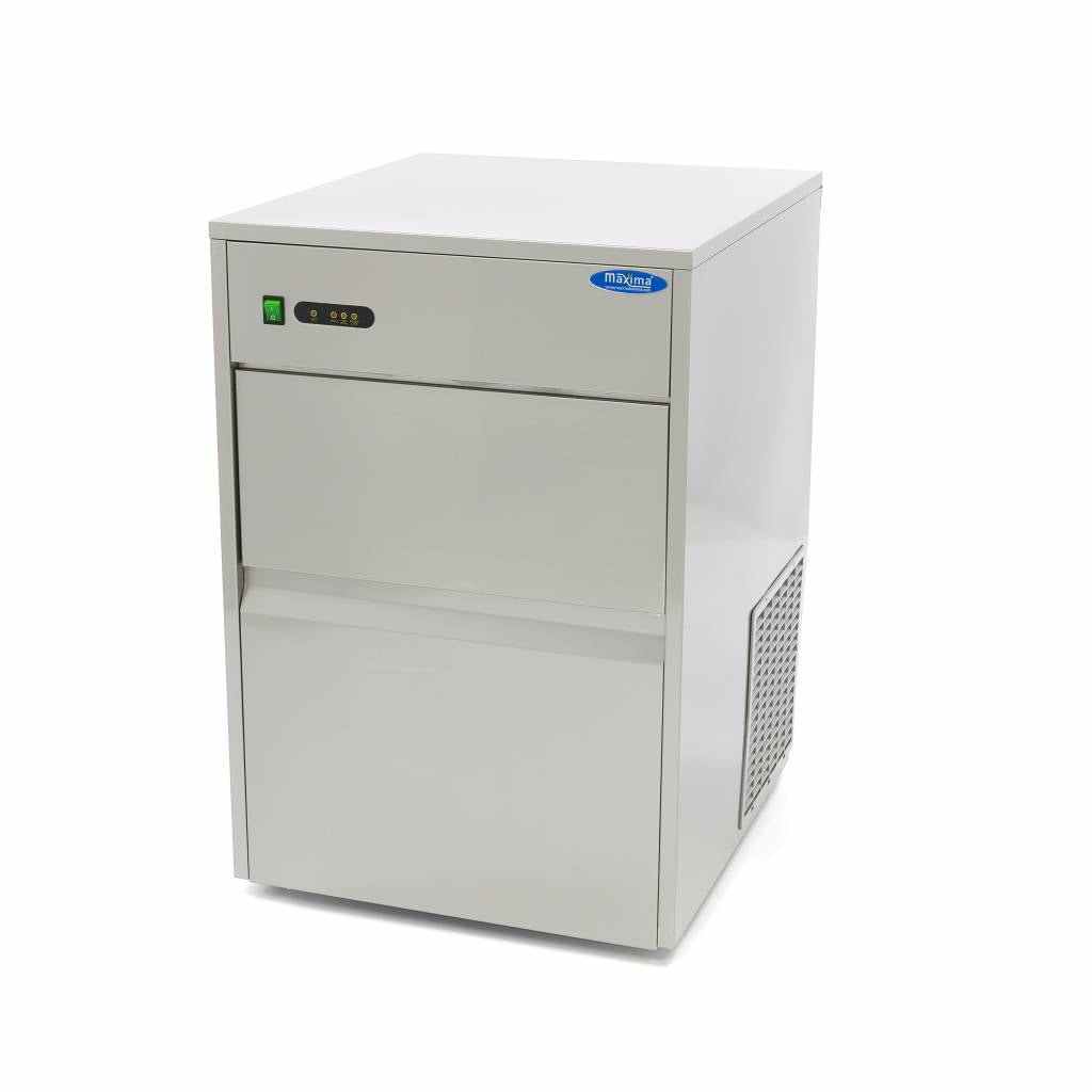 Maxima IJsmachine - 28kg/dag - Kogelblokjes - Luchtgekoeld - 09300126