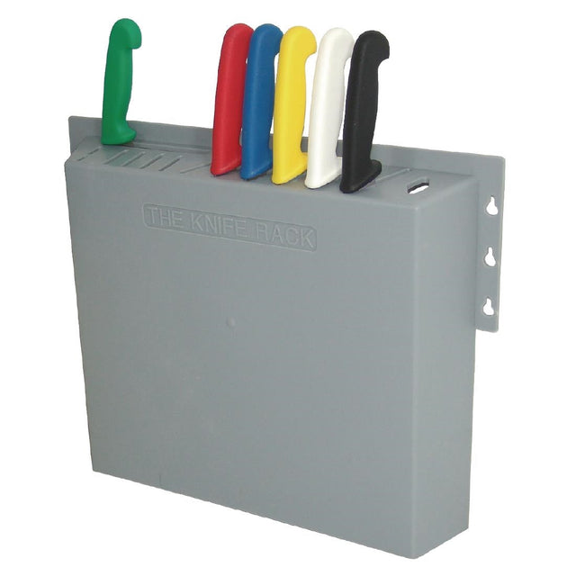 Hygiplas Knife Wall Rack Plastic 14 Slots - D718  Non Branded
